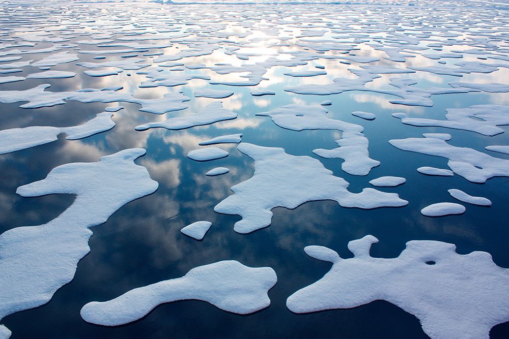 Arctic Ocean Viewed From Space