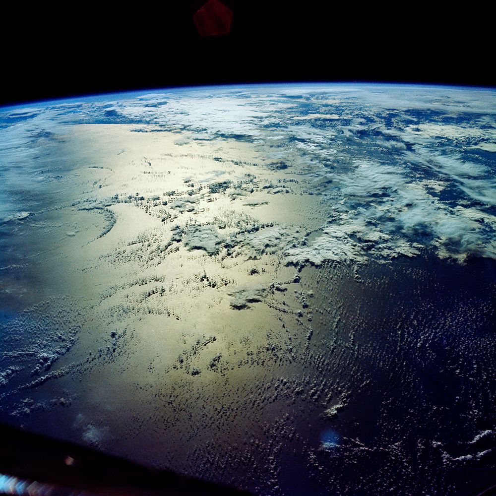 Indian Ocean just East of Madagascar Viewed From Space