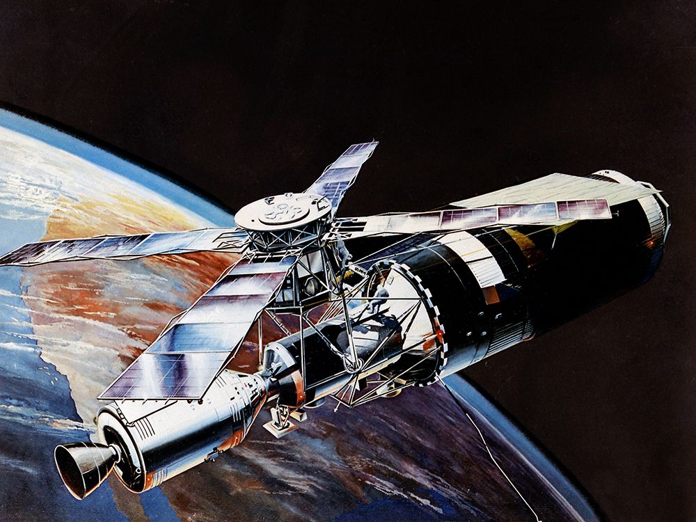 Artist Concept of the Skylab in Orbit