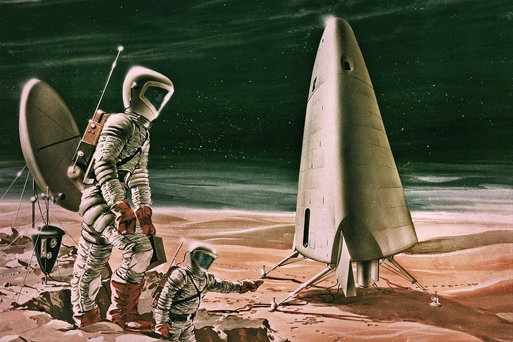 Artist Concept of the Mars Excursion Module 1964