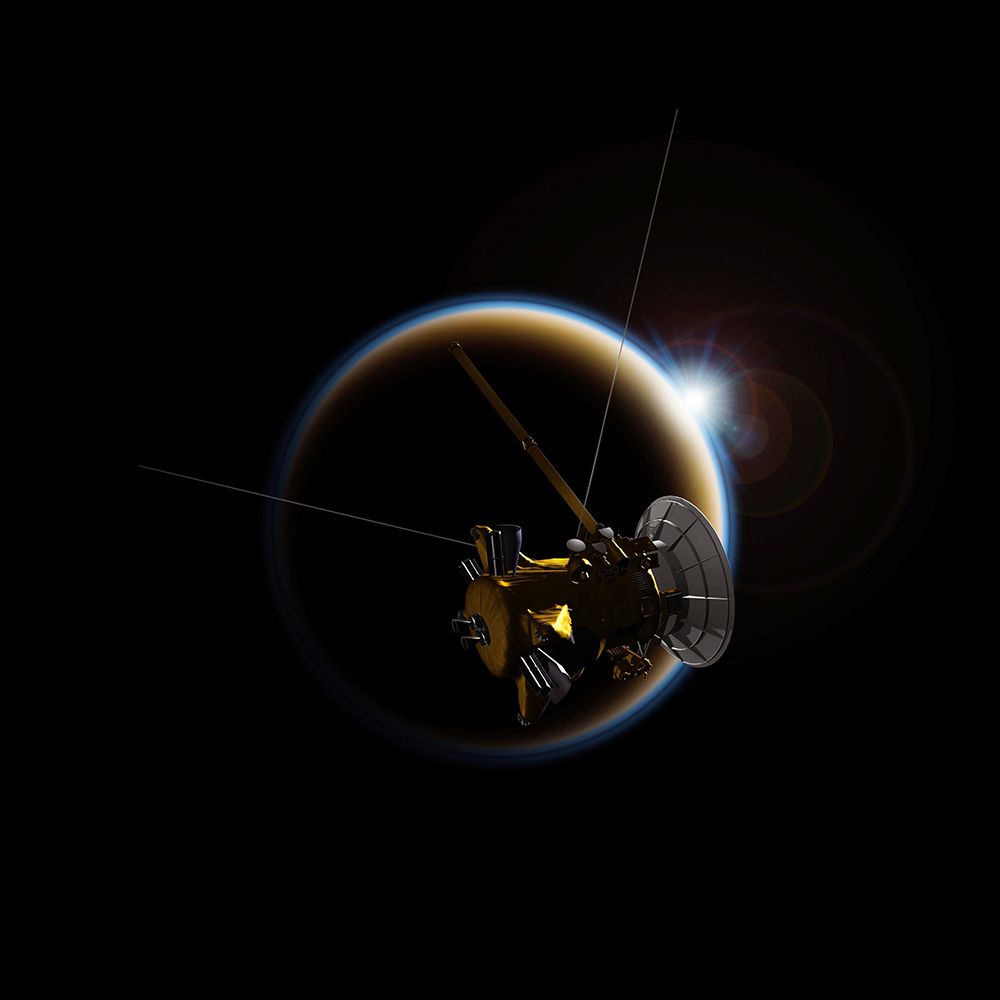 Artist Impression of Cassini Spacecraft
