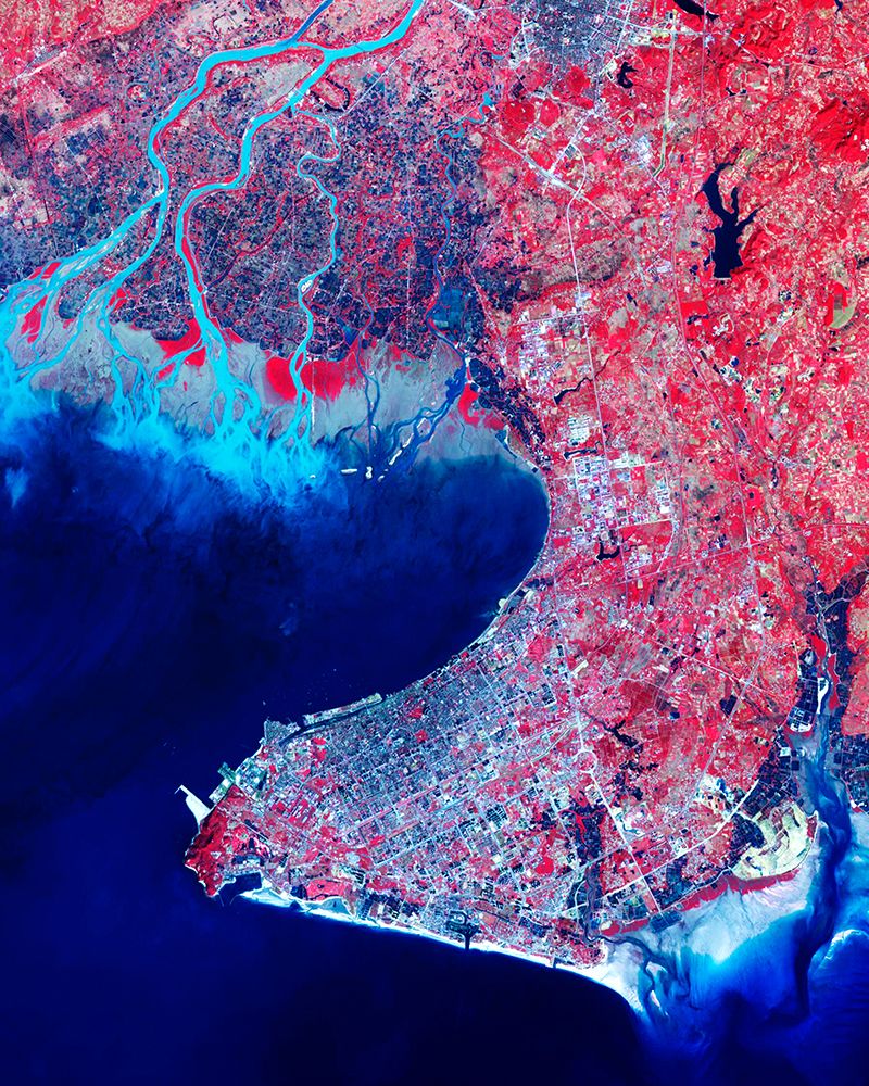 Beihai - Guangxi China Viewed from Space
