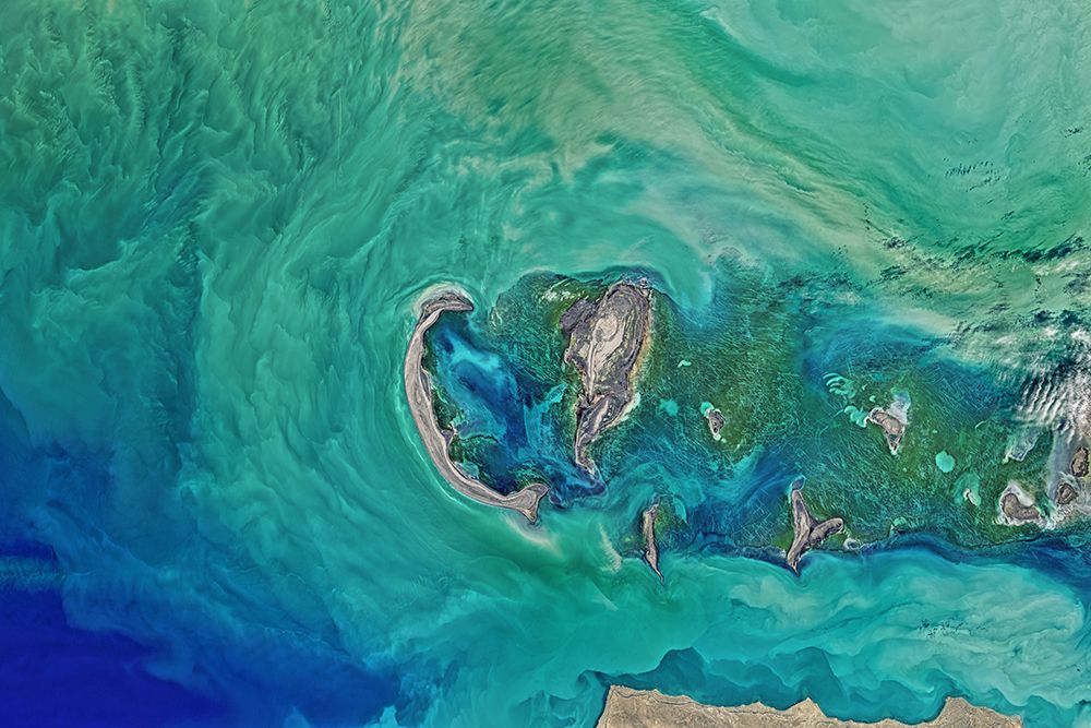 Caspian Sea Viewed from Space