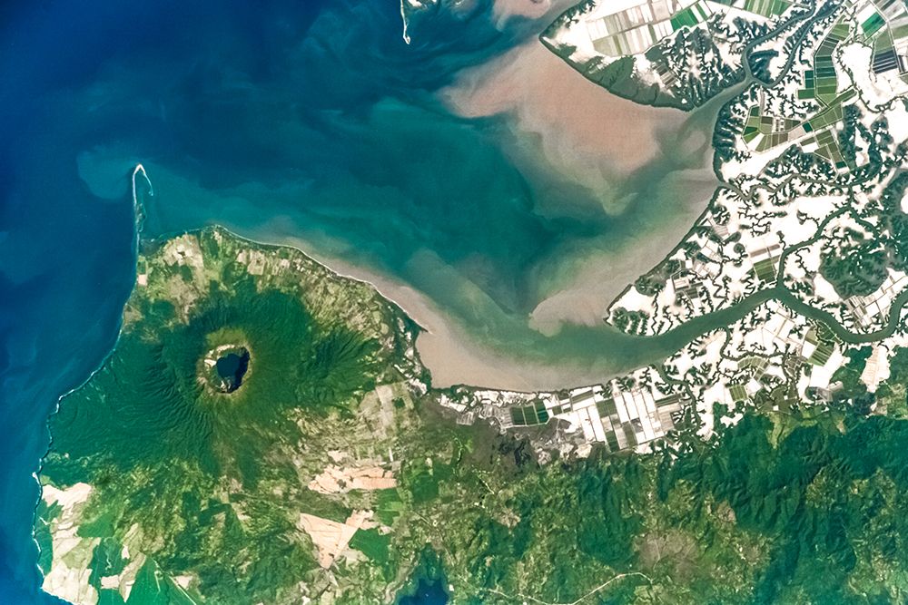 Cosiguina Volcano - Nicaragua Viewed from Space
