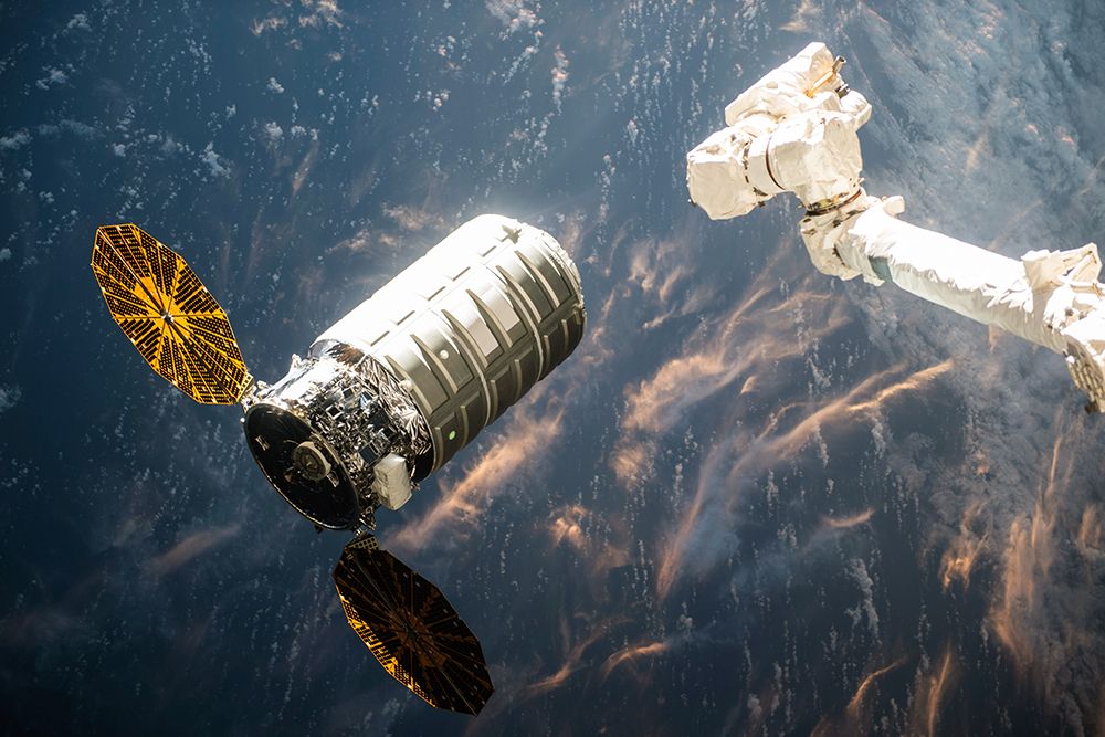 Cygnus Capture by the ISS
