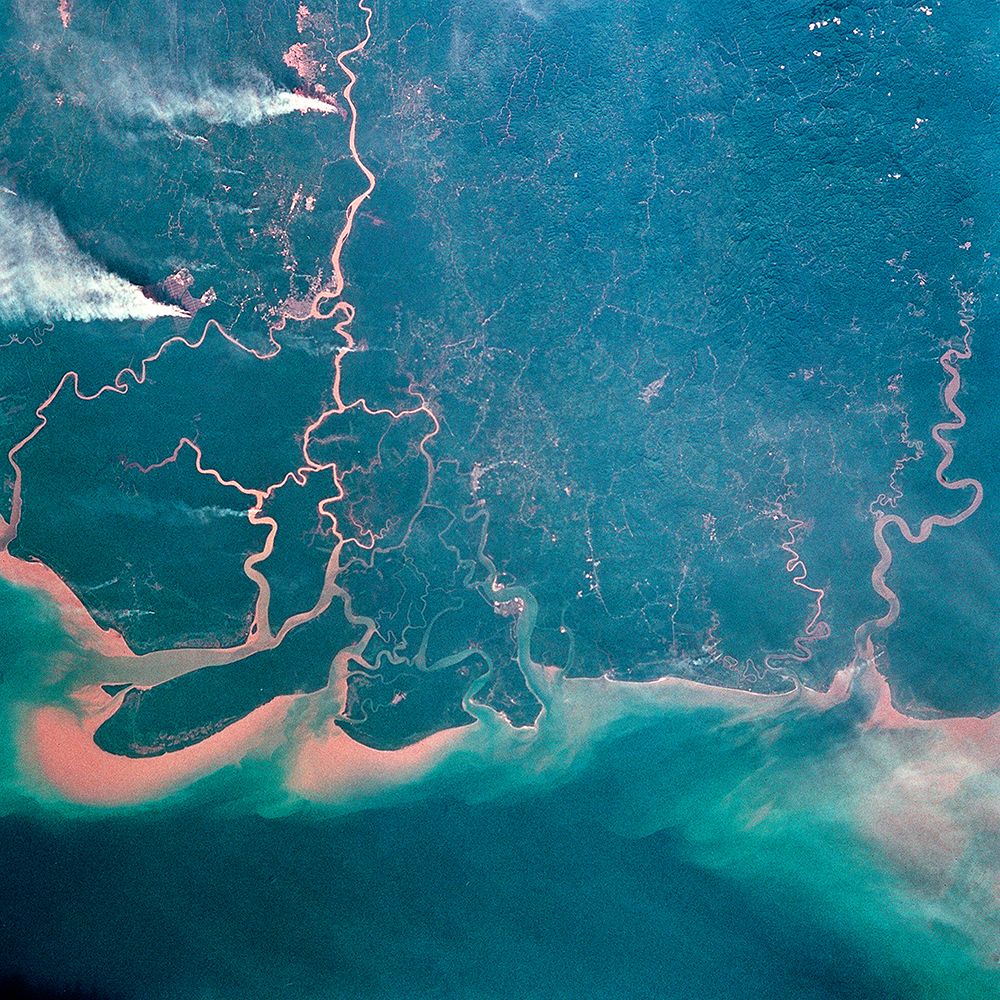 Earth from Space Shuttle Columbia