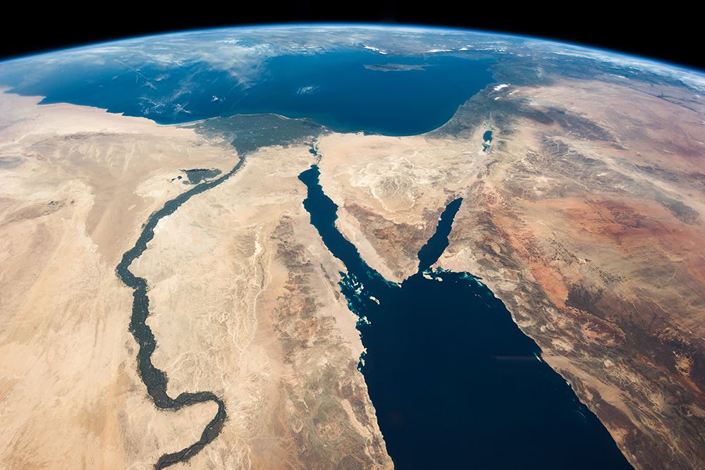 Egypt and the river Nile Viewed from Space