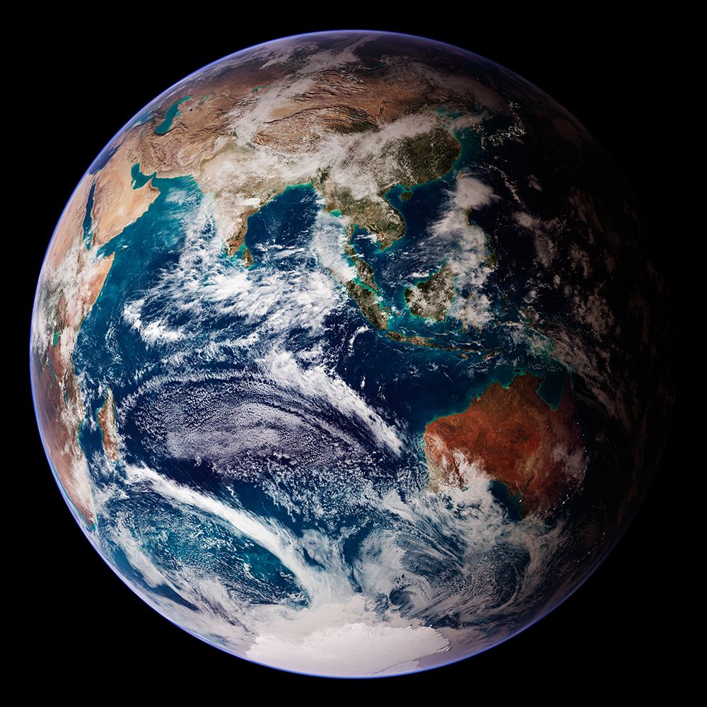 Goddard Space Flight Center view of Earth from Space in 2007