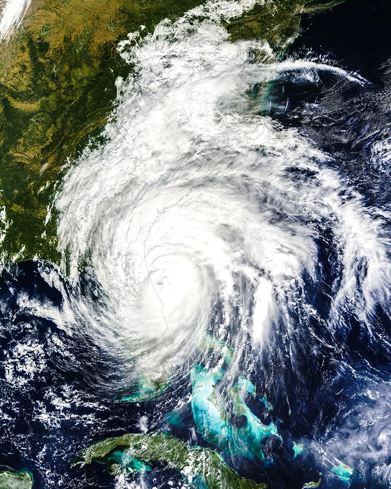 Hurricane Matthew Viewed from Space