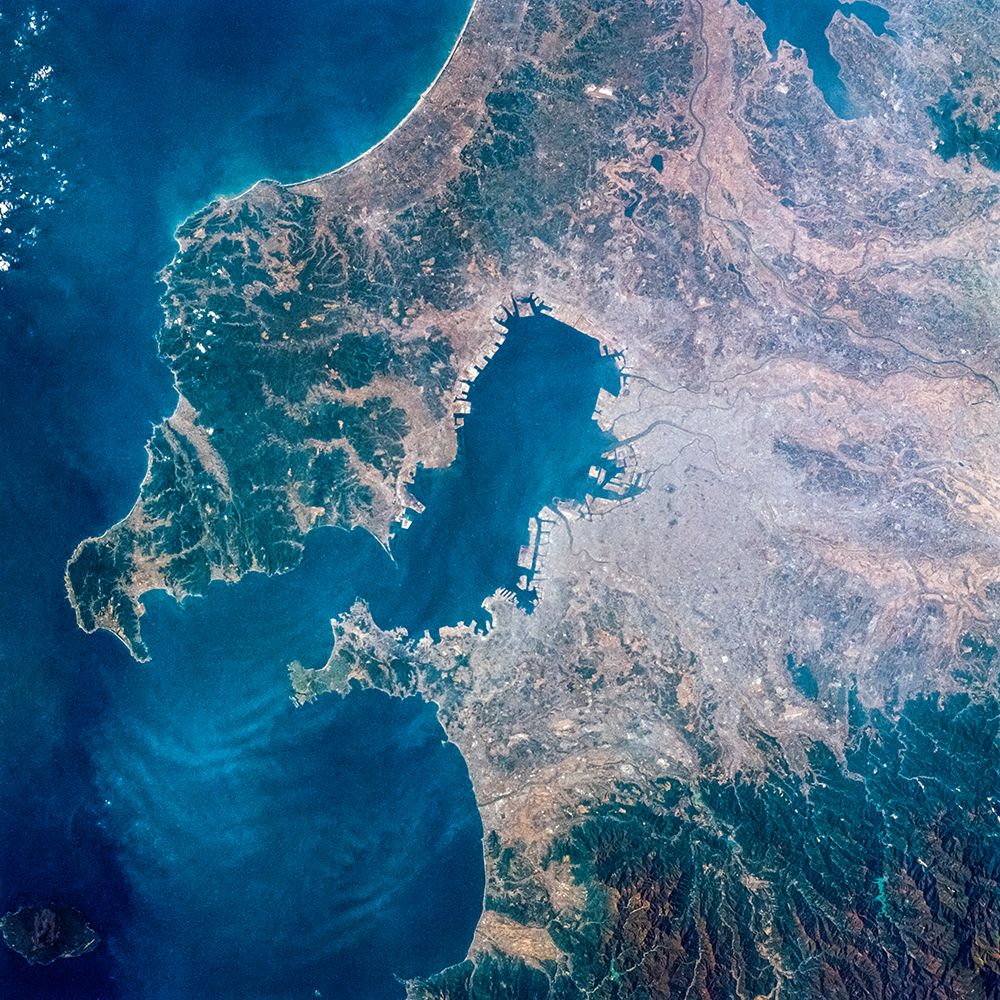 Tokyo Bay - Japan Viewed from Space
