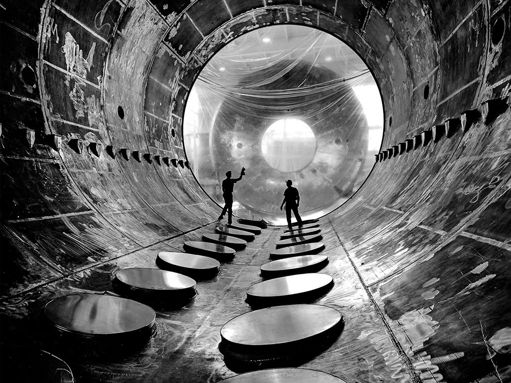 The Vacuum Tank at the Lewis Research Centerâs EPL