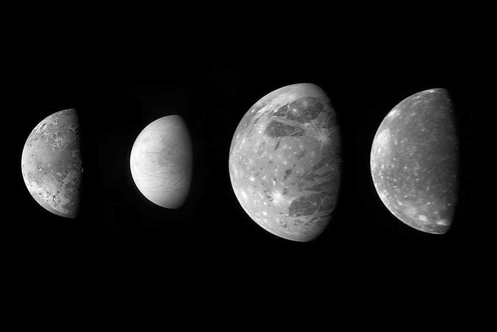 Jupiters Moons Family Portrait by NASA