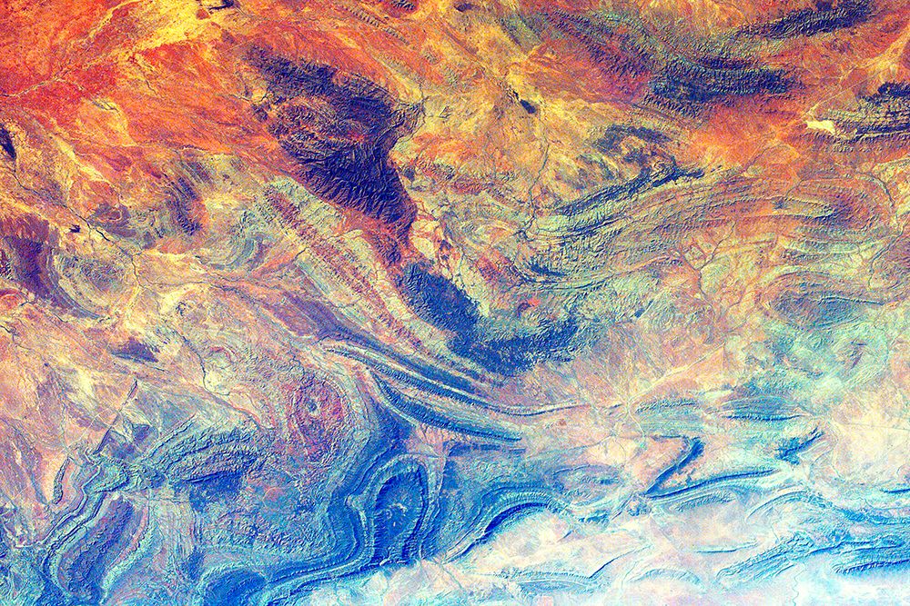 Lake Torrens and the Australian Outback Viewed from Space