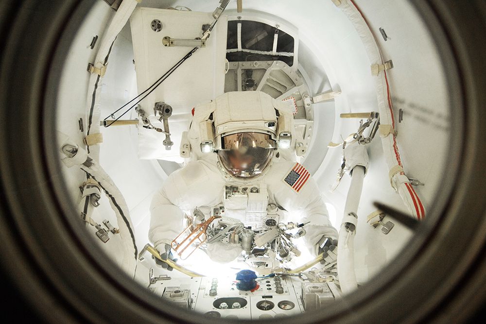 NASA Astronauts in Space