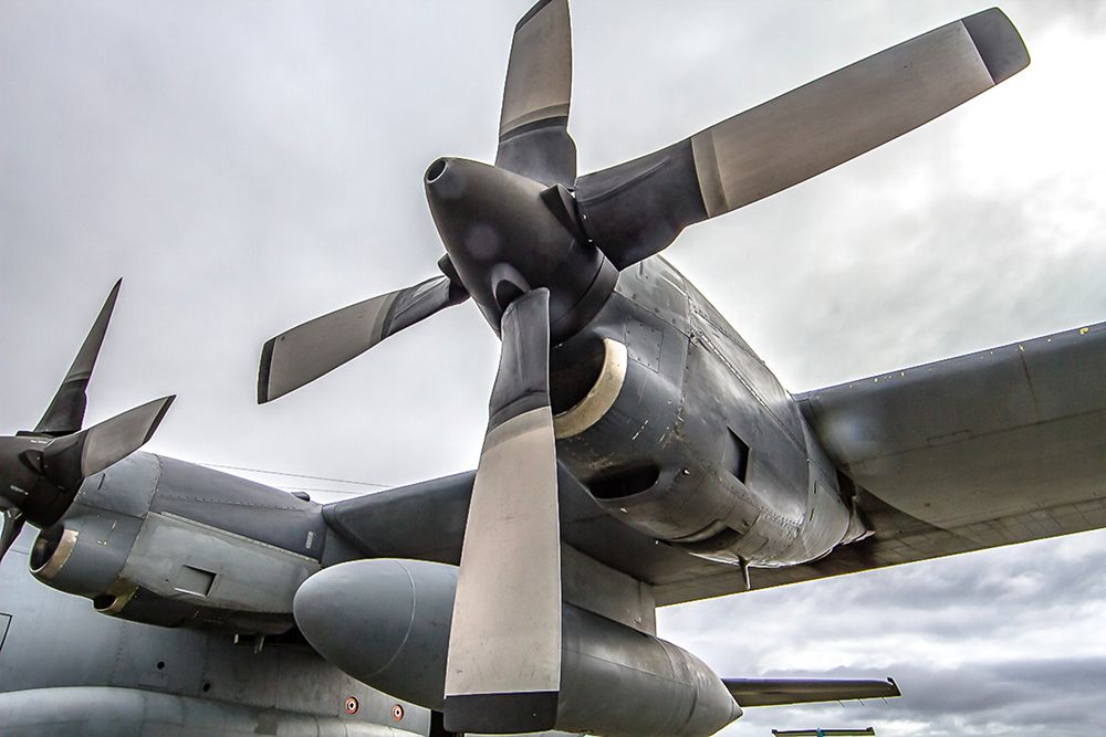 NASAâs C130 Hercules is a four-engine Turboprop