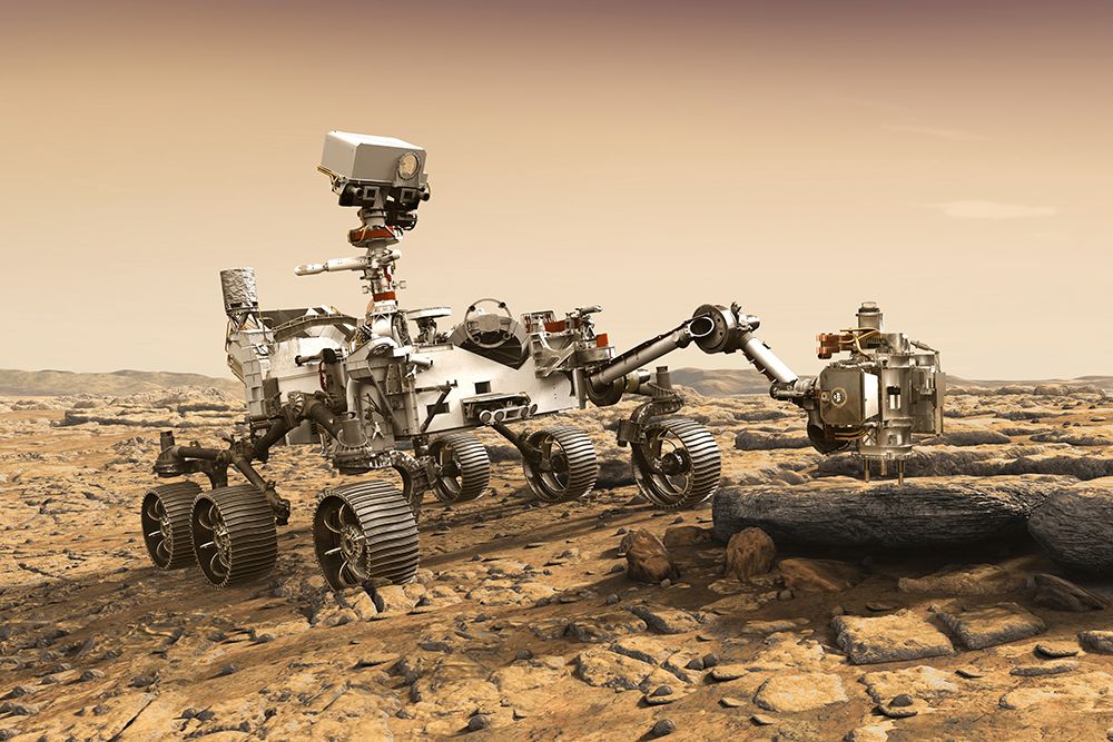 Artists Concept #6 of NASAs Mars 2020 Rover