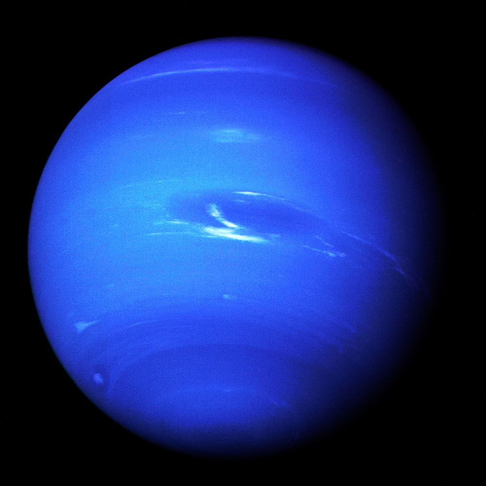 Neptune by NASAs Voyager 2