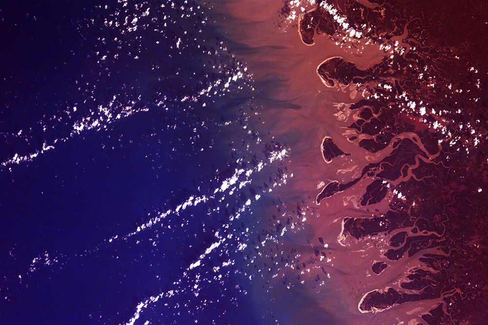 Rivers and Glaciers Viewed from Space