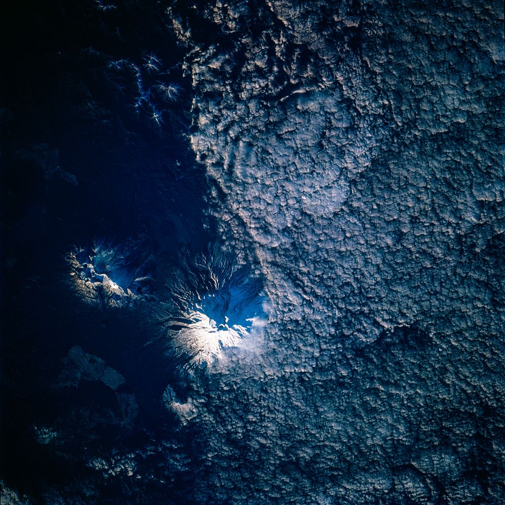 Ruapehu - New Zealands North Island from Space