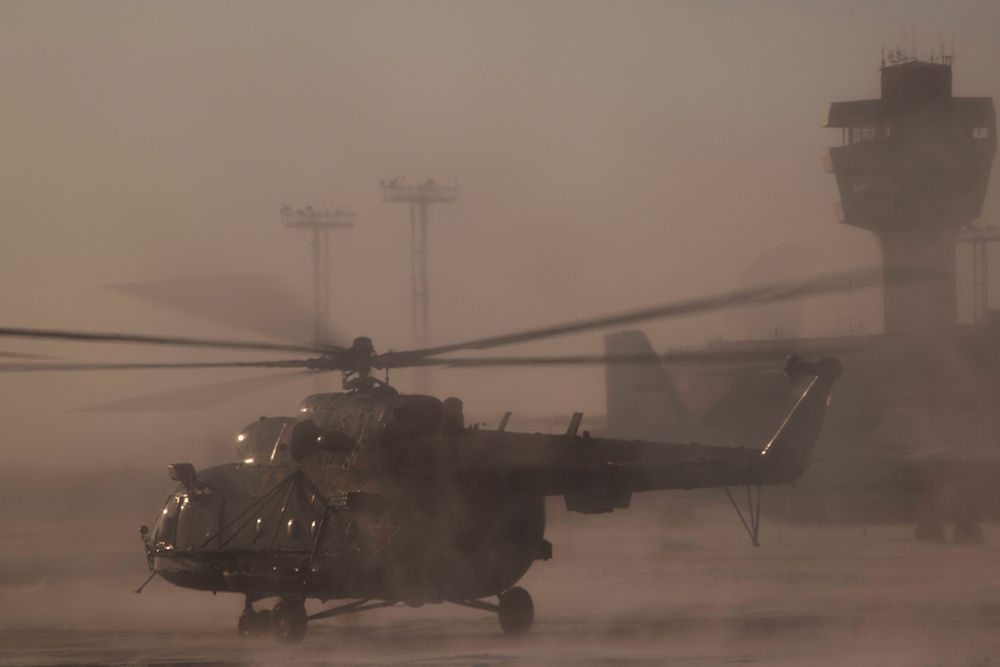 Russian Search and Rescue Helicopter Karaganda - Kazakhstan