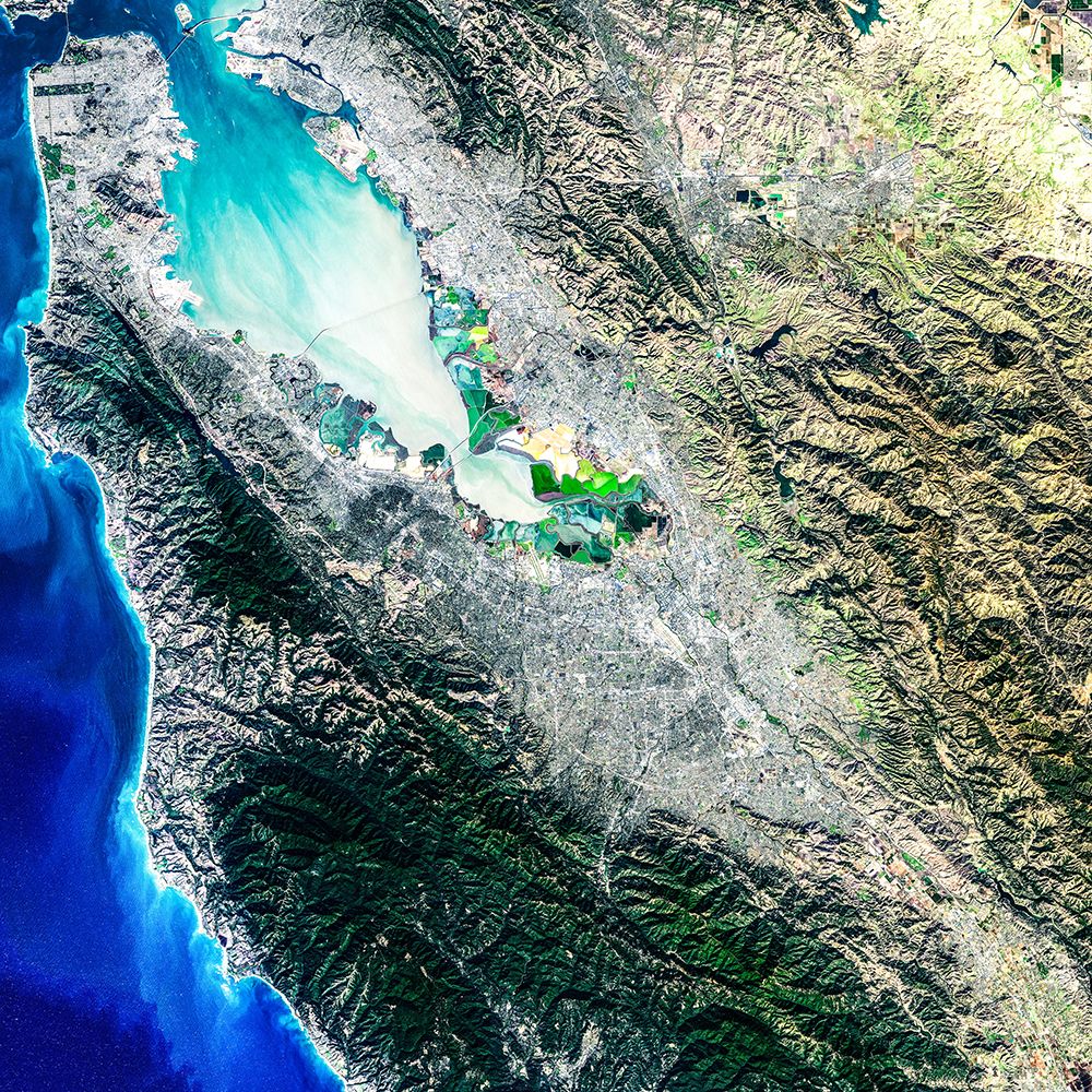 Santa Clara - CA Viewed from Space