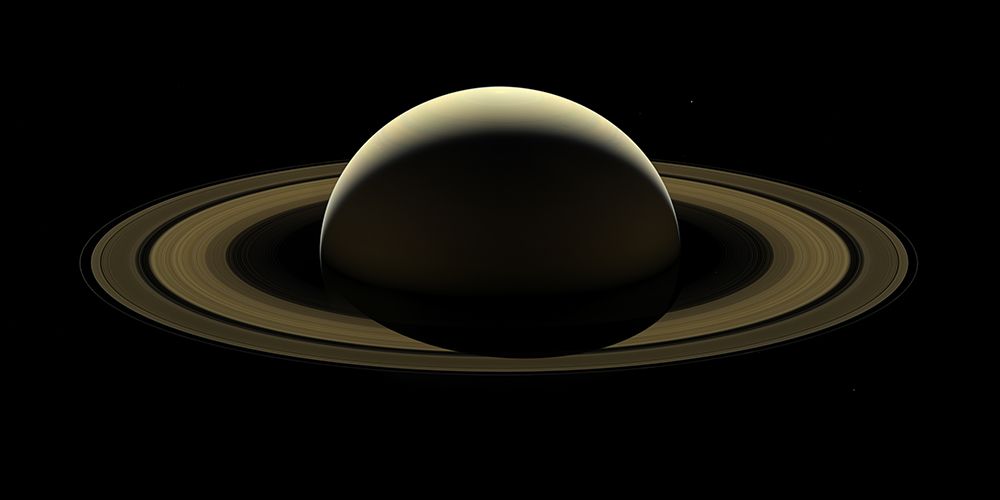 Saturn by NASAs Cassini Spacecraft Saturnian System
