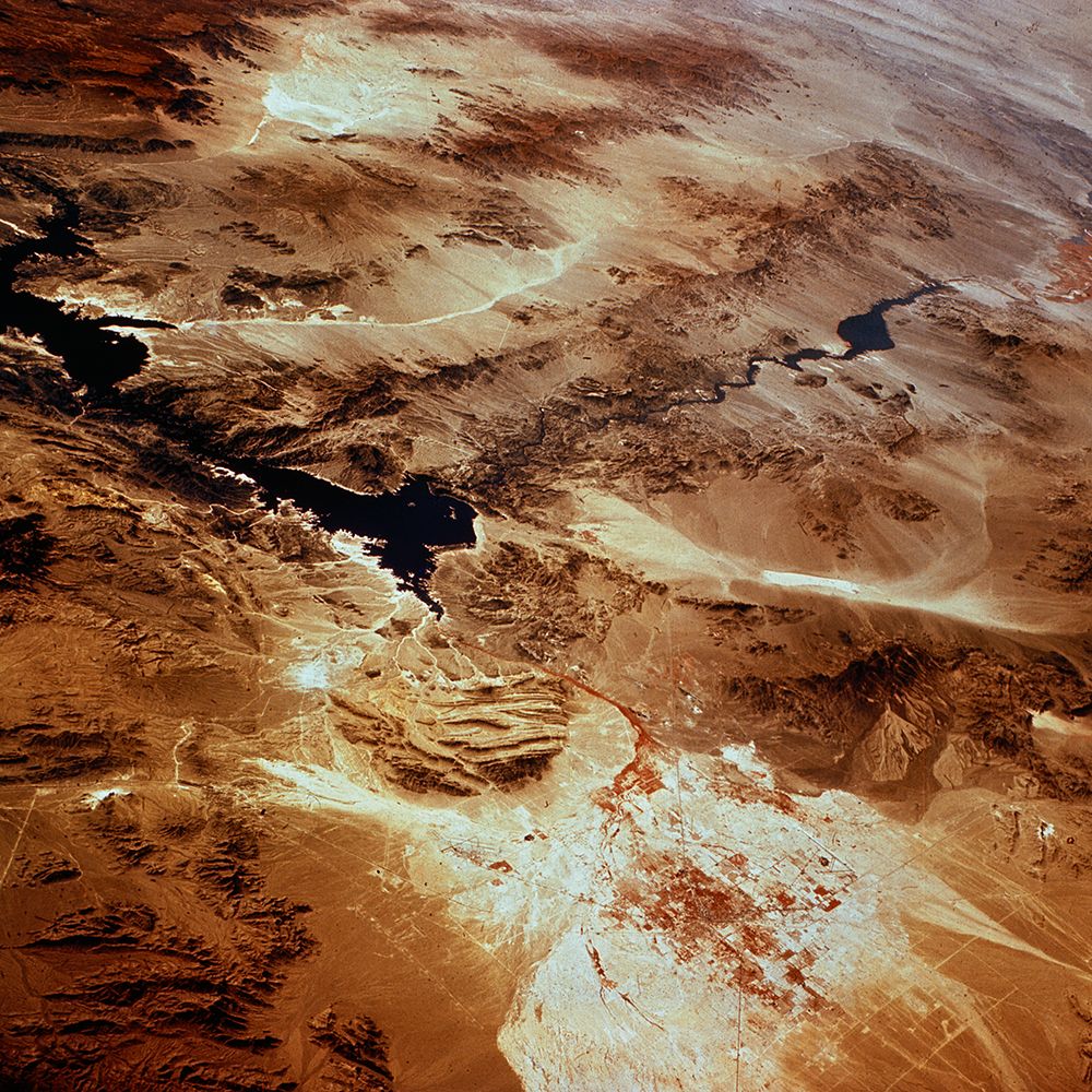 Las Vegas - NV from Space - 1965