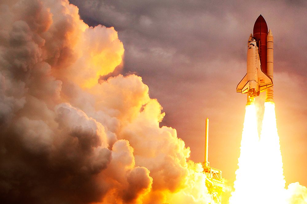 Space Shuttle Atlantis STS-135 Launch in 2011