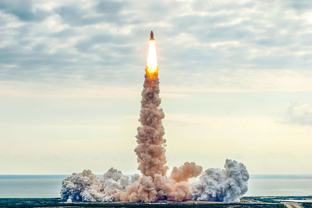 Space Shuttle Endeavour lifts off from NASAs Kennedy Space Center - 2007