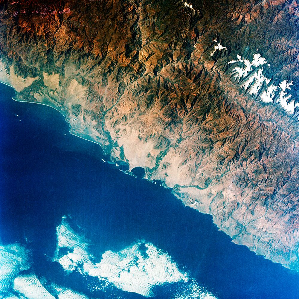 Peru as seen from the Gemini-9A Spacecraft