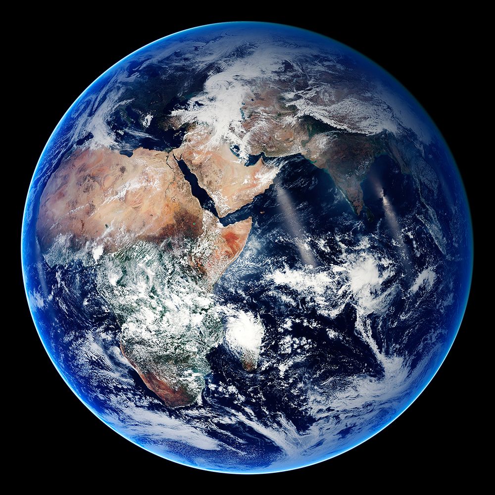 The Eastern Hemisphere of Earth