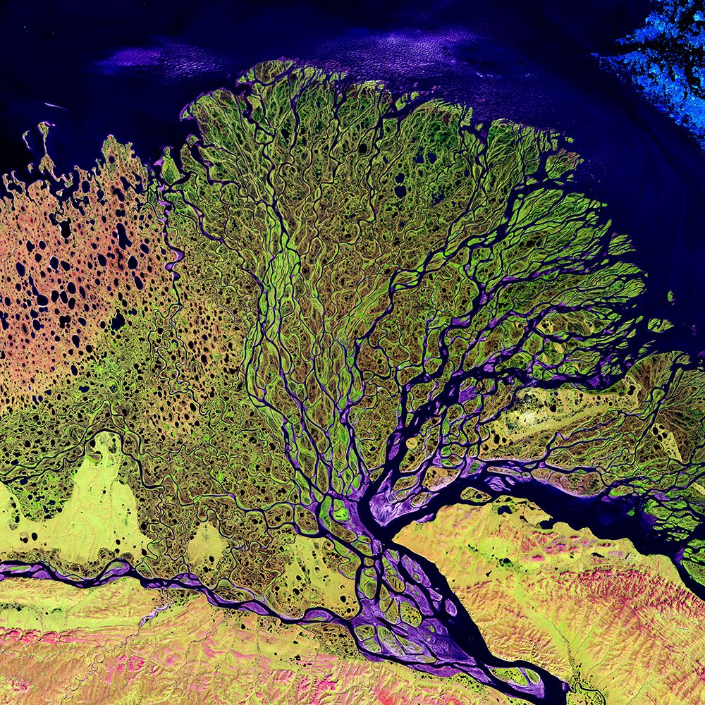 The Lena River is one of the Largest Rivers in the World