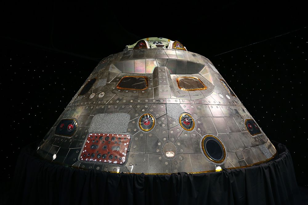 The Orion Crew Module from Exploration Flight Test 1
