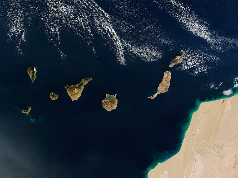 The Canary Islands Viewed from Space