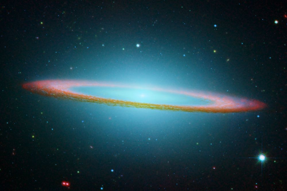 The Sombrero Galaxy from Hubble
