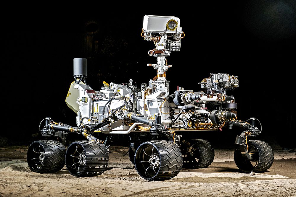 The Vehicle System Test Bed Rover - a nearly identical copy of Curiosity Rover