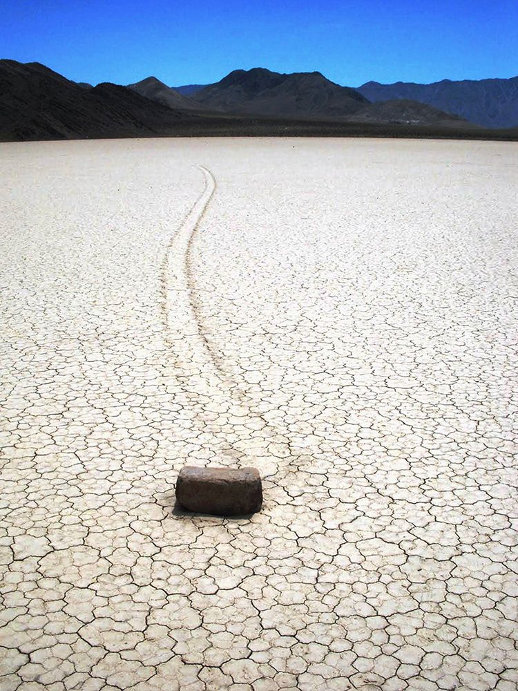 Moving Rocks in Death Valley