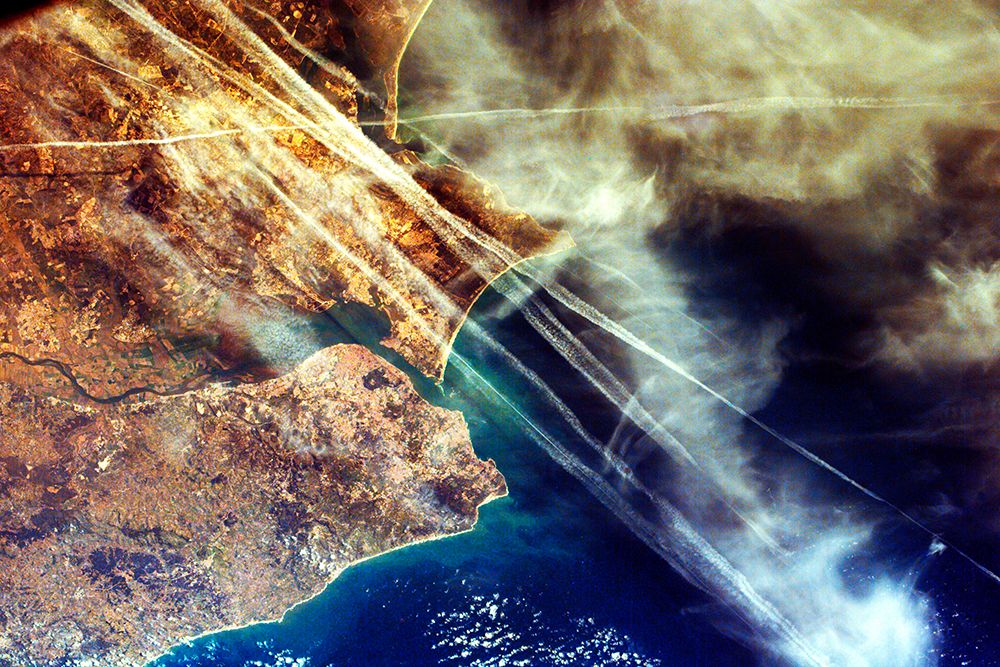 Lisbon - the capital of Portugal from NASAs EarthKAM