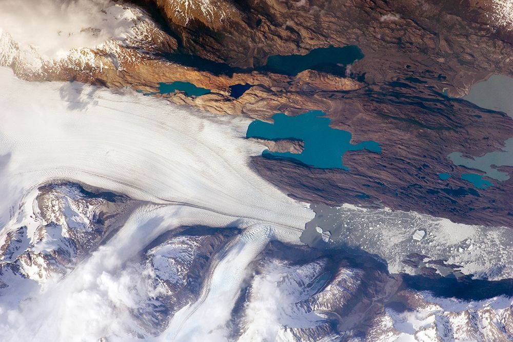 Upsala Glacier - Argentina from Space