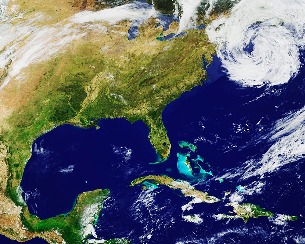 View of the Caribbean from Space