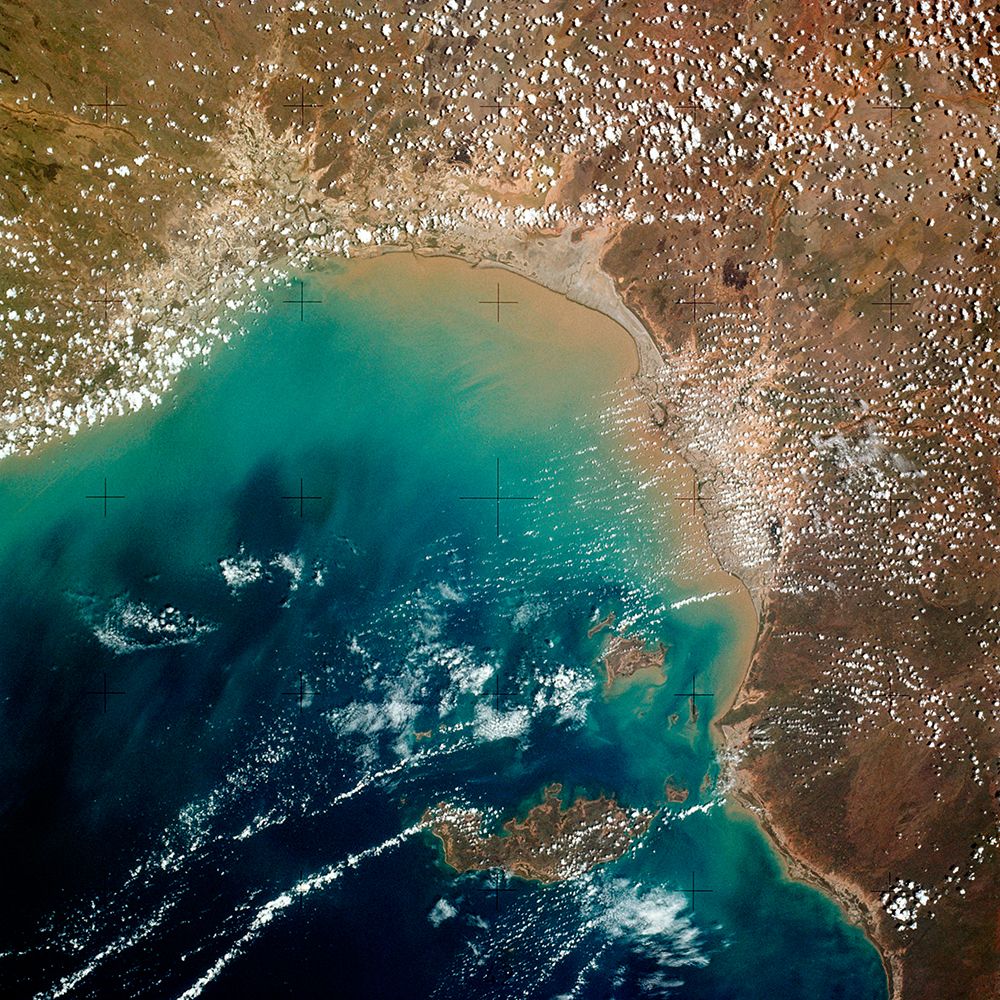 View of portion of Queensland - Australia from Skylab space station