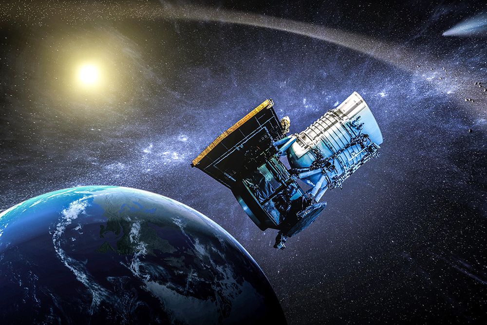 WISE Spacecraft - in its orbit around Earth Aug 21st - 2013