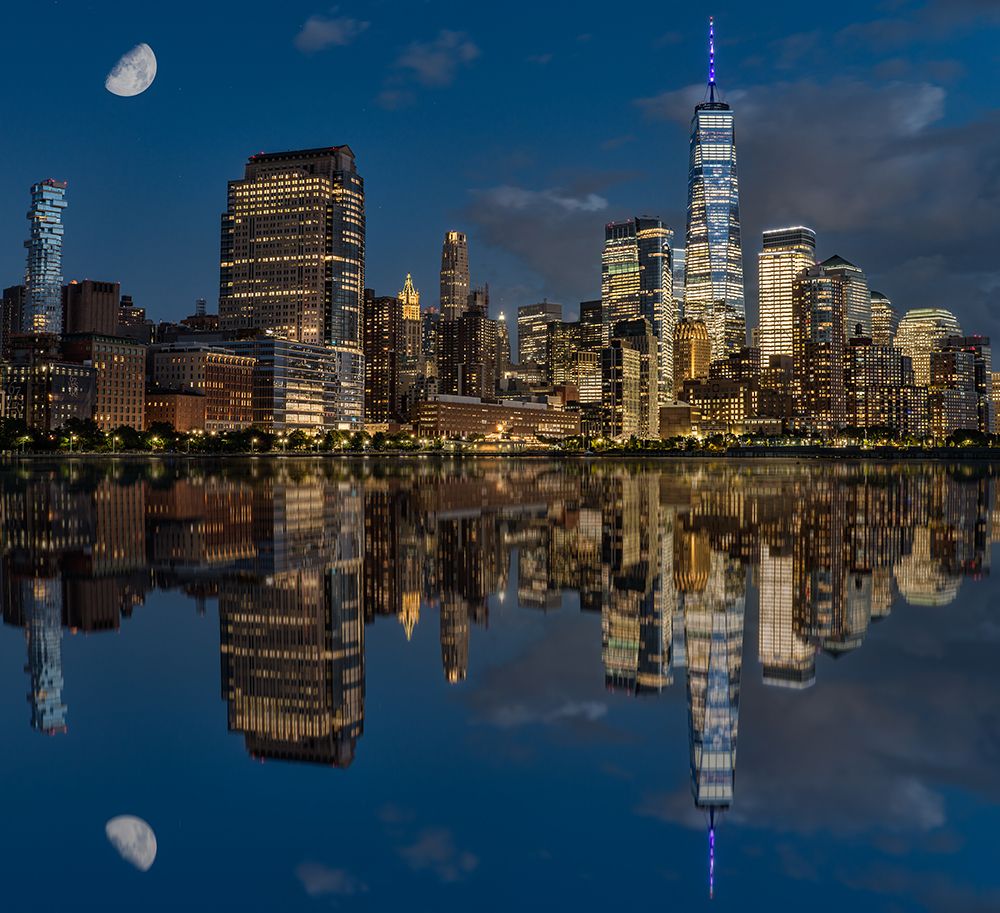 Moon Over Manhattan