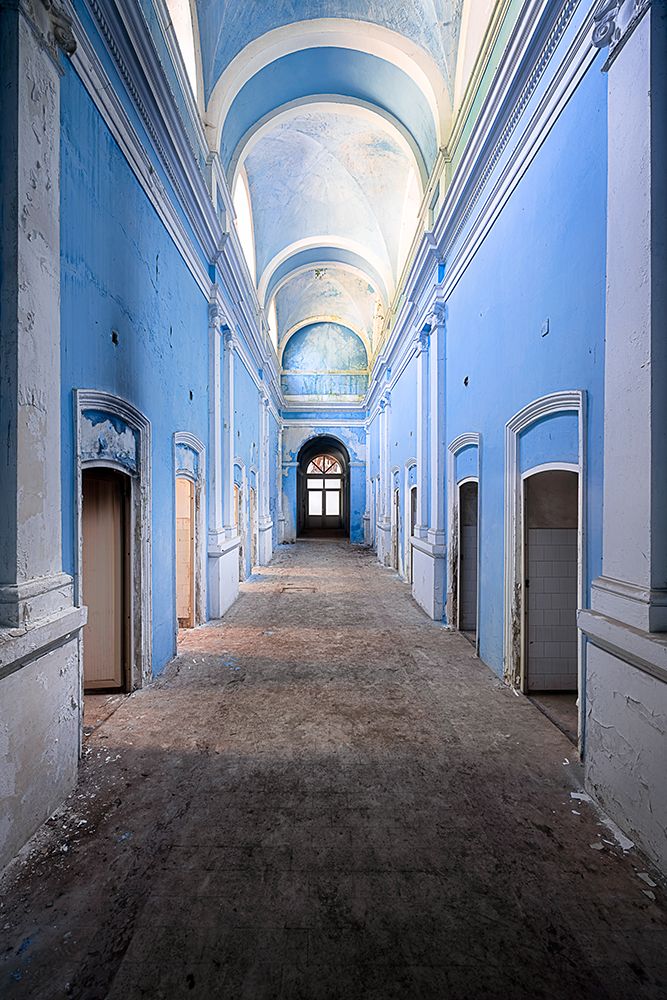 Blue Hallway