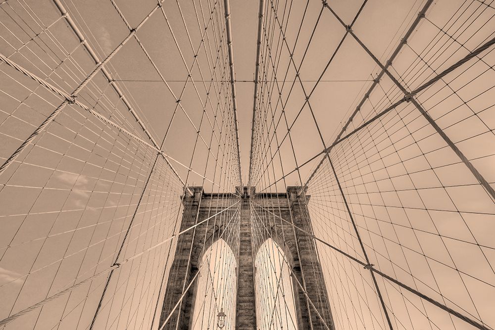 Brooklyn Bridge Sepia