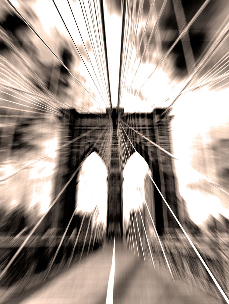 Brooklyn Bridge Solarized