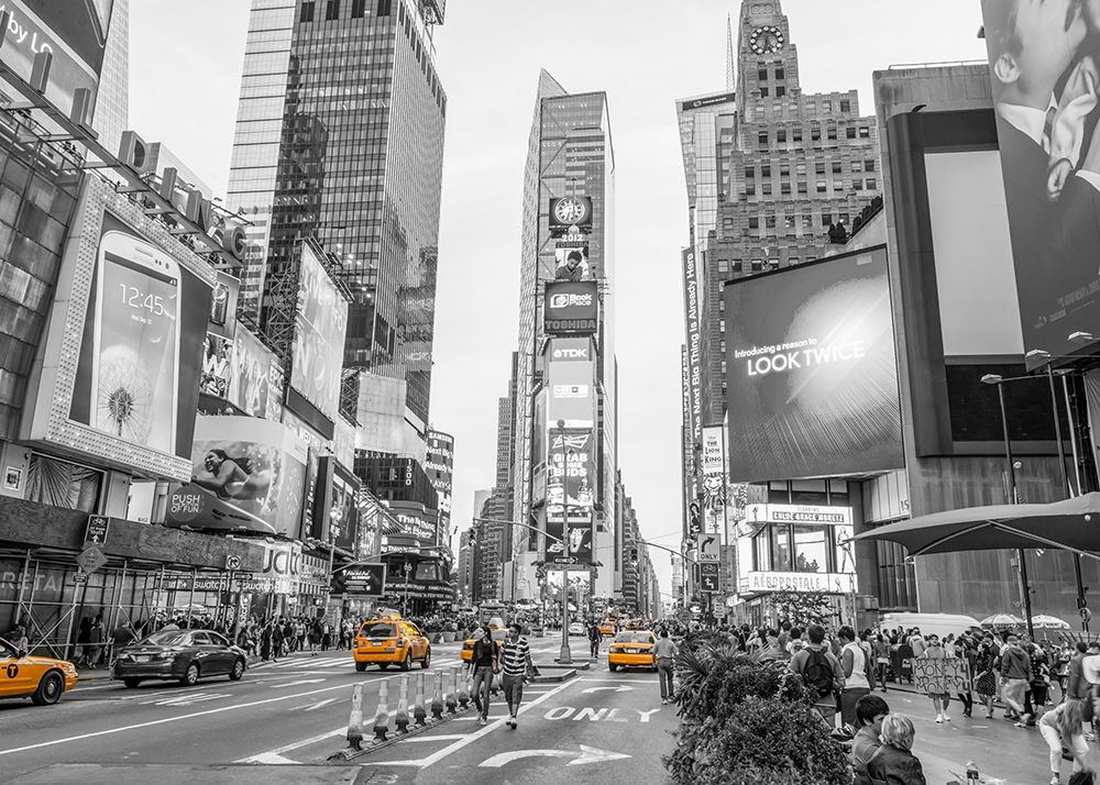 Times Square BW