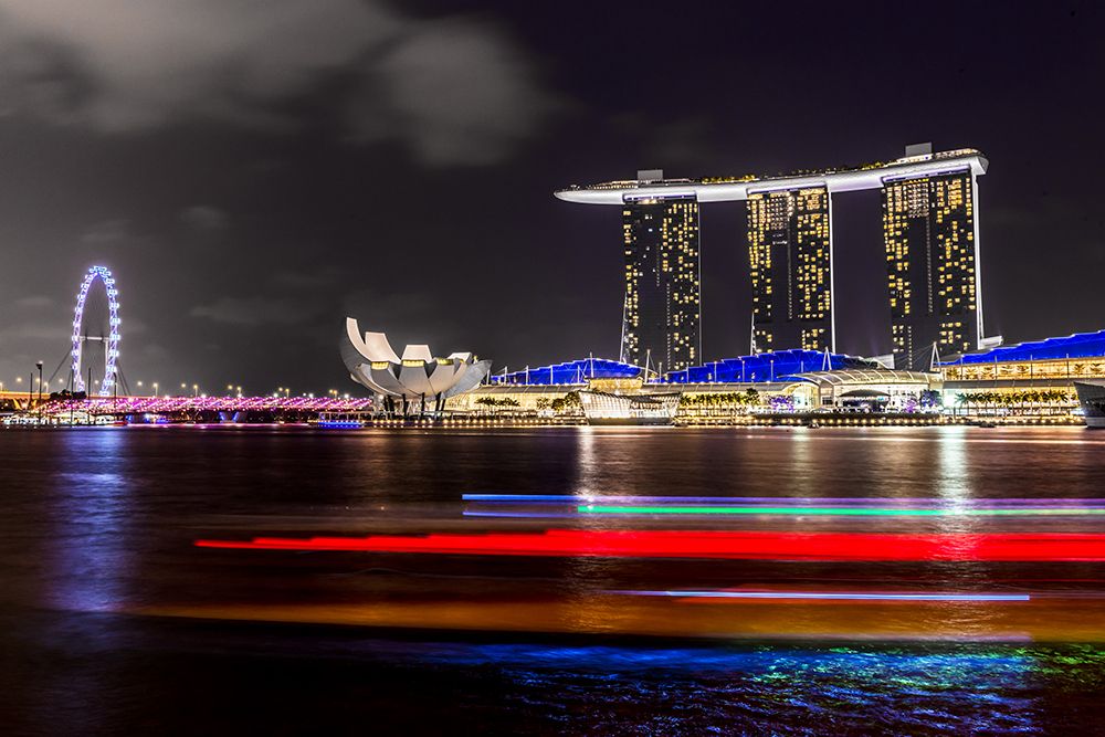 Singapore Boat Lights