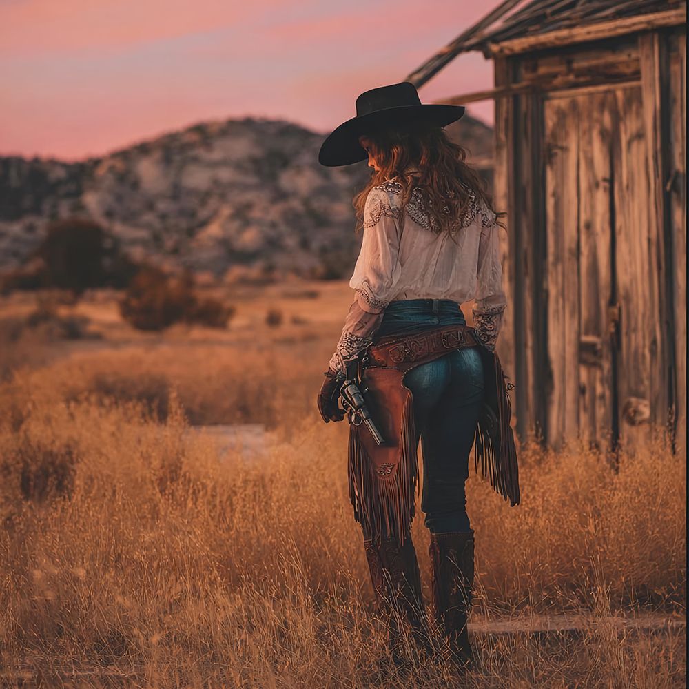 Cowgirl at Dusk