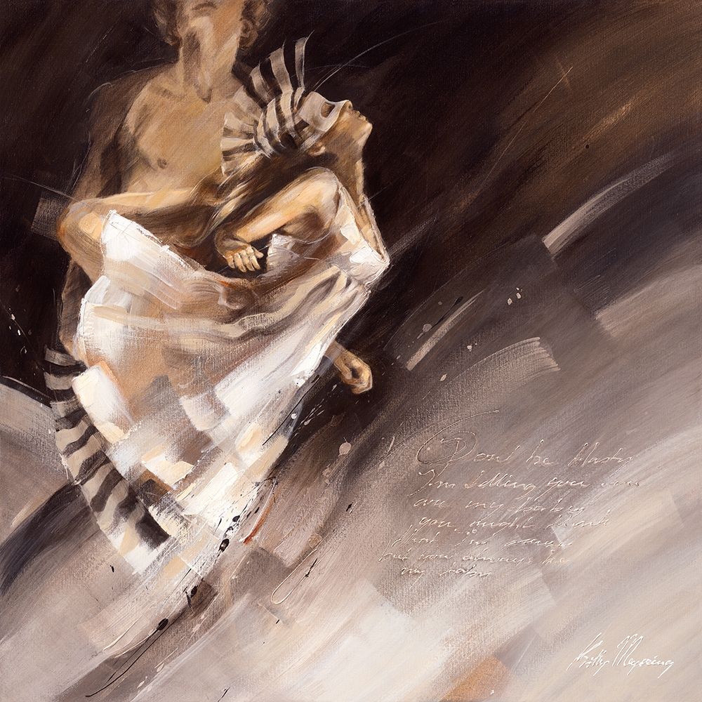 Girl with Zebra Head
